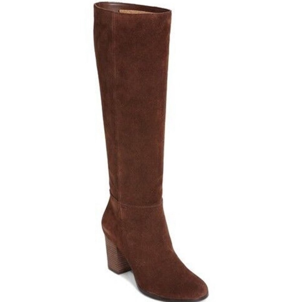 Cole Haan Nike Air Cassidy chestnut brown suede boots size 9